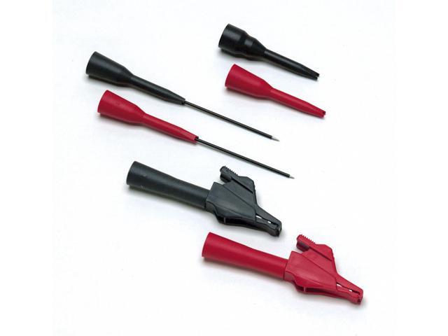 FLUKE TP920 Test Probe Adapter Kit, CAT III 300V, 2mm Pin Tip Jack, Black, Red