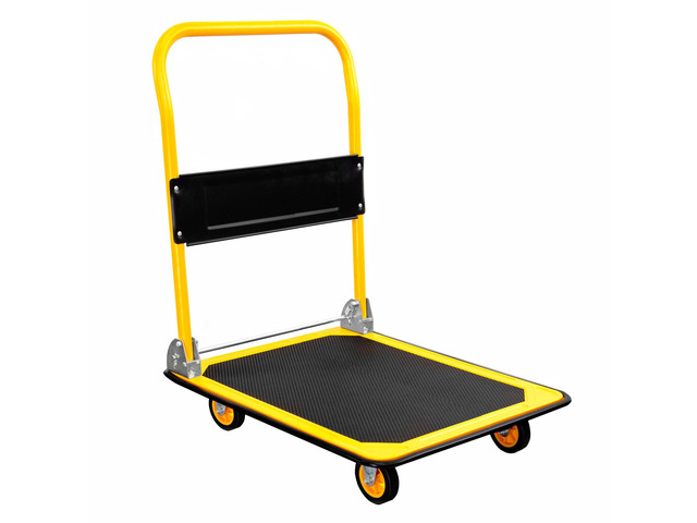 Mount-It! Push Trolley Cart with 360 Degree Caster Wheels 660lb Weight Capacity