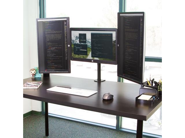 Mount-It! Triple Monitor Desk Mount Fits 24 -32 Monitors Full Motion Stand Ergonomic - image 3