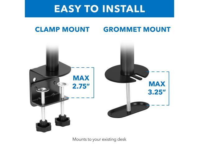 Mount-It! Triple Monitor Desk Mount Fits 24 -32 Monitors Full Motion Stand Ergonomic - image 4