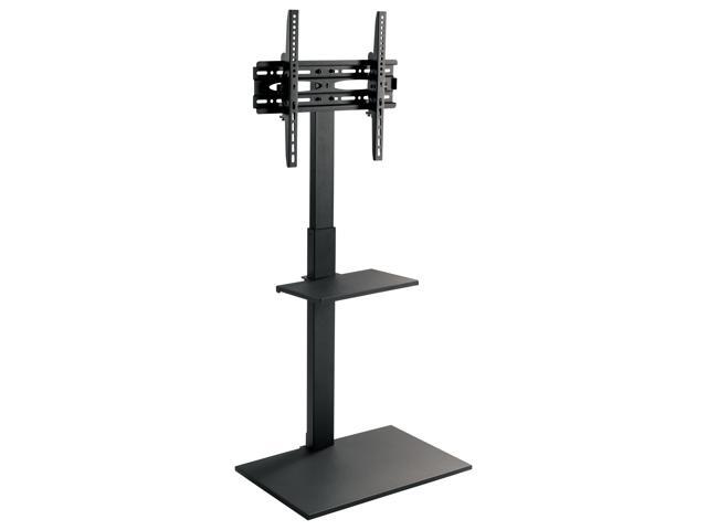 Mount-It! Height Adjustable TV Shelf Stand Fits 32-55 Inch TVs
