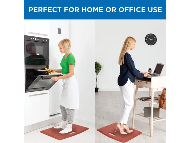 Mount-It! Anti Fatigue Floor Mat for Gaming Desk Red