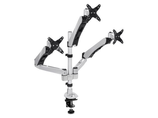 Mount-It! Full-Motion Triple Monitor Desk Mount Fits 13-24 Inch Screens