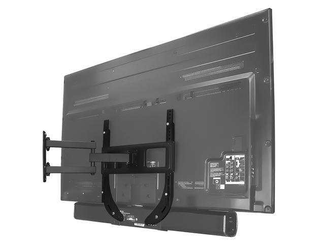 Mount-It! Long Arm TV Mount, Soundbar Mount, and TV Mounting Hardware Kit Bundle Fits 43'-80' TVs