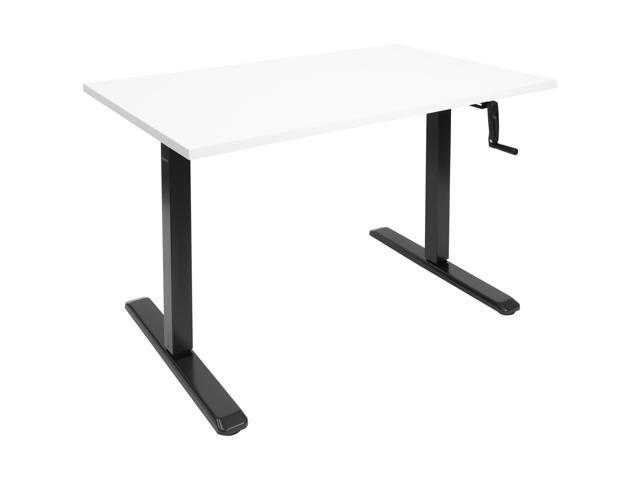 Mount-It! Hand Crank Standing Desk Frame with 48' Tabletop