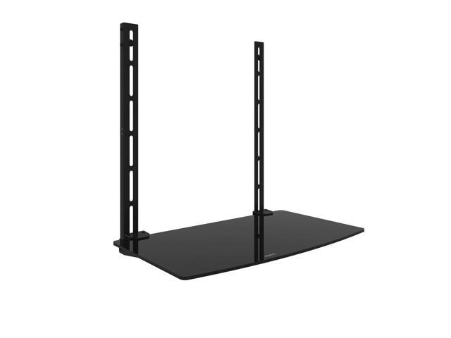 Mount-It! TV Wall Mount Bracket for Cable Box DVD Player Stereo Components Shelf (1 Shelf) (MI-8401)