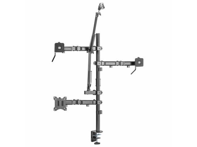 Mount-It! All-In-One Live Streaming Gaming Studio Camera Setup Stand For 17' to 32' Screens