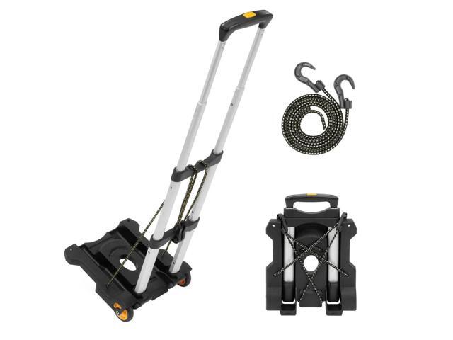 Mount-It! Premium Folding Luggage Cart 77 LBS Capacity