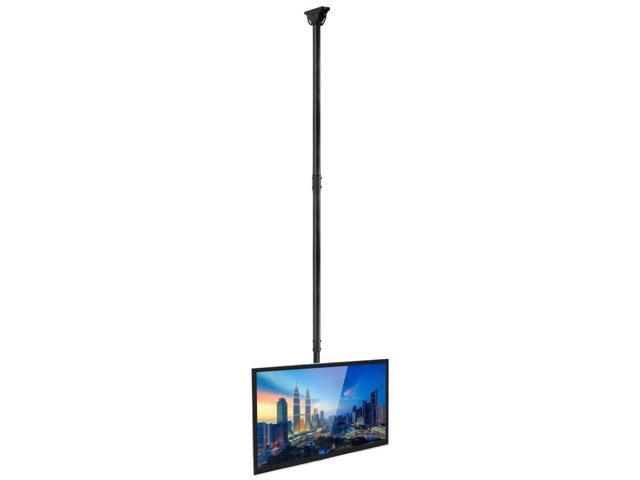 Mount-It! Ceiling TV Mount Fits 32'-77' TVs Adjustable Extra Long 10 Feet Long