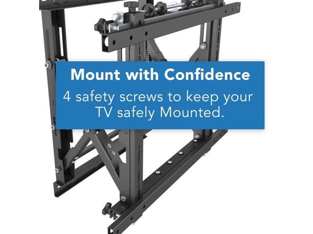 Mount-It! Menu Board & Pop Out Video TV Wall Mount Fits 40 -70 Displays Capacity 110 lbs. - image 4