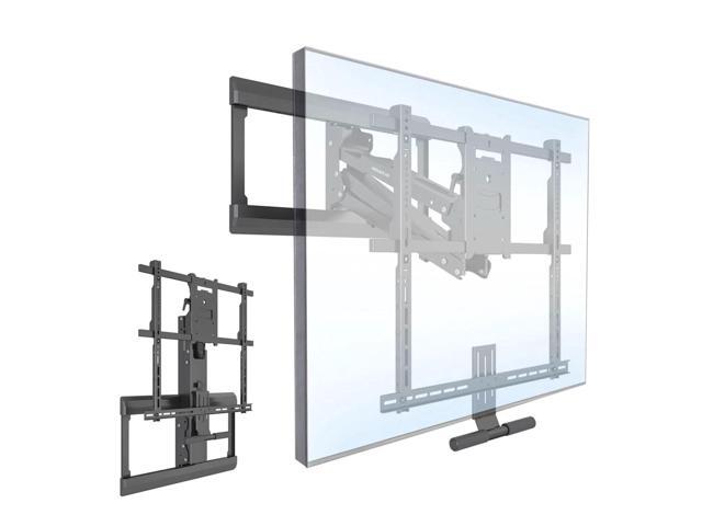 Mount-It! Pull Down TV Mount Fits 42'-65' TVs Fireplace Installation