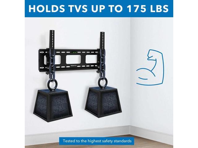 Mount-It! Tilting TV Mount Fits 37'-80' Flat Screen TVs Wall Bracket VESA 600x400 Max