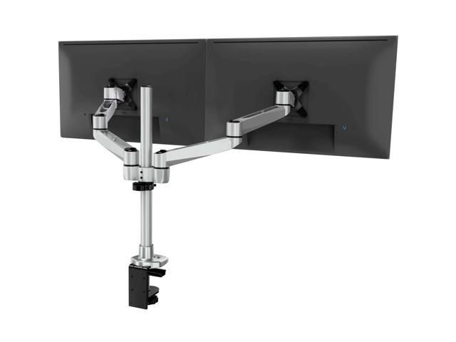 Mount-lt! Adjustable Dual Monitor Arm Desk Mount Fits 13 to 32 inch Screen Sizes