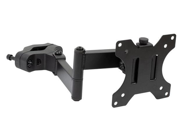 Mount-It! Universal VESA Pole Mount with Articulating Arm Fits 13 to 32 inch Monitors