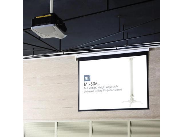 Mount-It! Projector Ceiling Mount Height Adjustable Universal Stand (MI-606L)