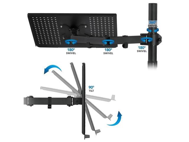 Mount-It! Laptop Desk Stand Fits 11'-17' Laptop Notebook Screens Full Motion Mount