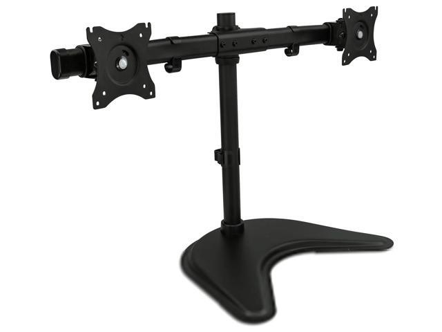 Mount-It! Dual Monitor Stand Height Adjustable Fits Up to 27' Screens