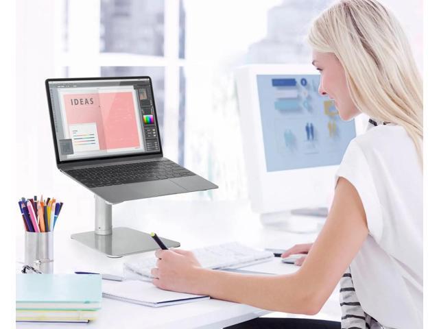 Mount-It! Laptop Desktop Stand Riser for MacBook and Notebooks, Fits 11 to 15 Inch Computers