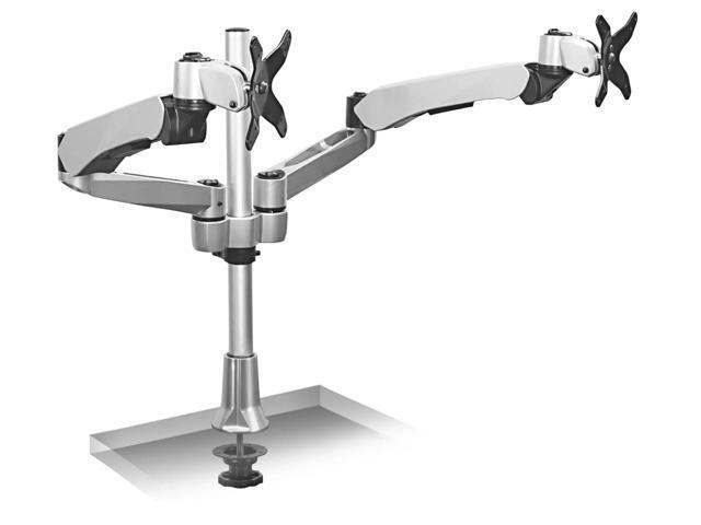 Mount-It! Modular Desk Mount Adjustable Monitor Arm Up to 24' Monitors Gray/Silver (MI-45111)