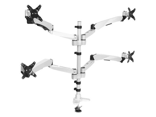 Mount-It! Quad Monitor Desk Mount Fits 13-27 Inch Screens
