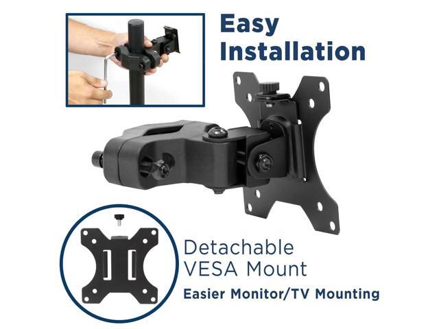 Mount-It! Universal VESA Pole Mount Fits TVs or Monitors up to 32 inches