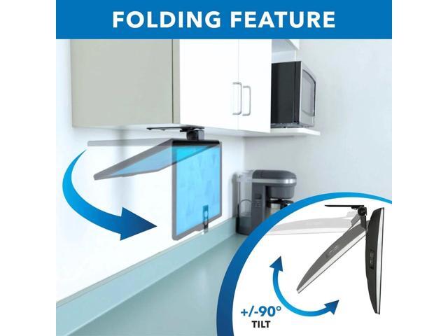 Mount-It! Under Cabinet and Ceiling TV Mount Fits 24 inch Screens