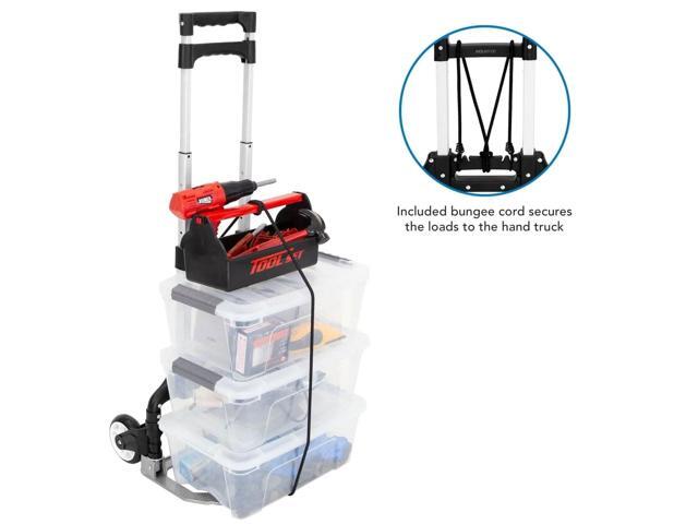 Mount-It! Folding Hand Truck Luggage Cart 154 LBS Capacity