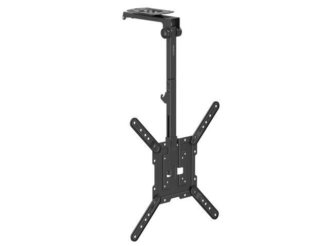 Mount-it! Flip-Down Ceiling TV Mount for 24' to 55' TVs, Black, (MI-4225XL)