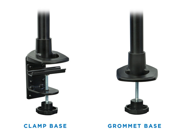 Mount-It! Dual Monitor Desk Mount Fits 13'-24' Computer Screens TAA Compliant