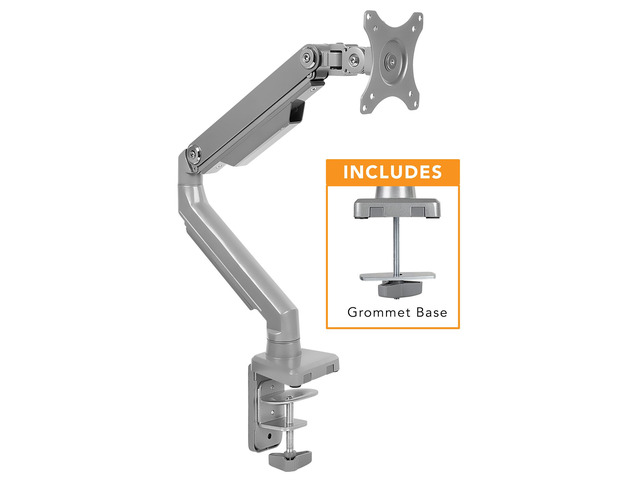 Mount-It! Single Monitor Arm Mount Full Motion Spring Arm Fits Up to 32' Screens