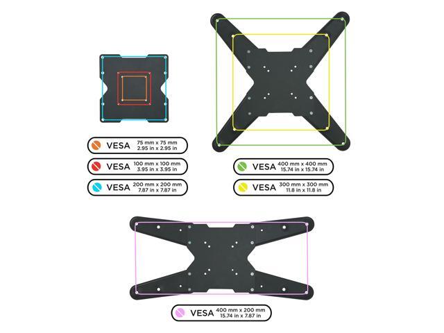 Mount-It! Flexible Wall Mount for TV and Computer Monitor 27 to 47 Screens Capacity 44 lbs. - image 7