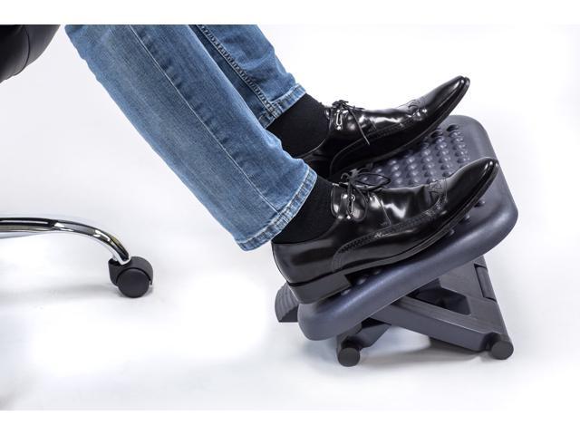 Mount-It! Ergonomic Footrest - Adjustable Height & Angle