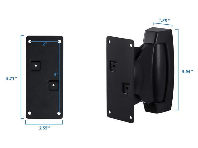Mount-It! Heavy Duty Universal Adjustable Design Wall Speaker Mount (Set of 2) - image 4