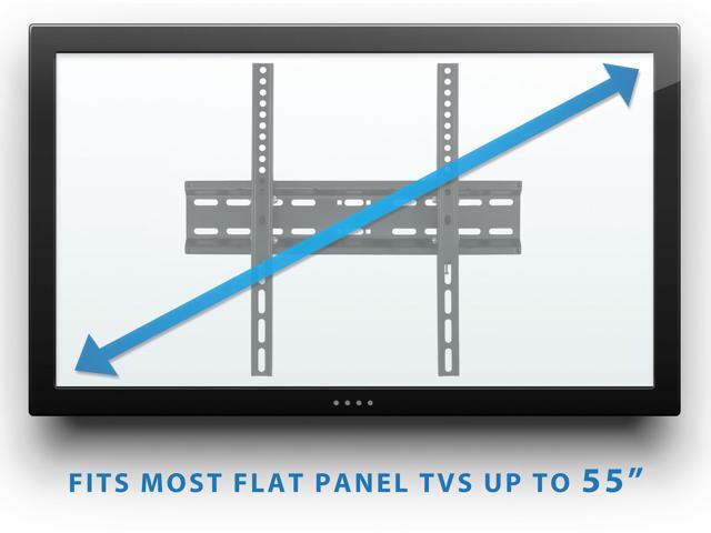 Mount-It! Low Profile TV Wall Mount Tilt Bracket Fits 32 -55 TVs 77 lbs. Capacity - image 3