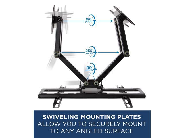 Mount-lt! Full Motion Corner TV Mount Fits 32 -55 TVs Capacity 66 lbs. TV Bracket Corner Wall Mount - image 5