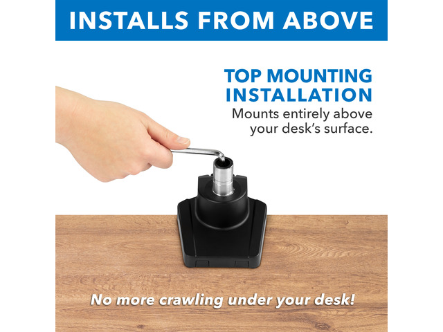 Mount-It! Mount-lt! Adjustable Monitor Mount Up to 32' Black (MI-2671)