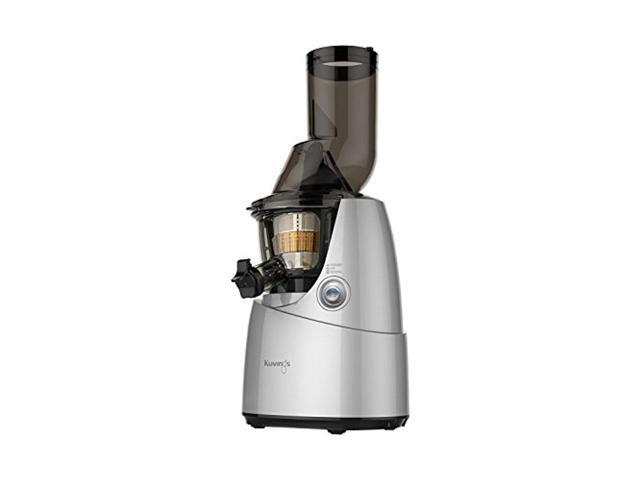 kuvings bpafree whole slow juicer silver b6000s with sortbet maker, cleaning tool set, smart cap and recipe book