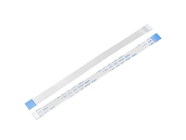 Flexible Flat Cable, 15 Pins 0.5mm Pitch 150mm FPC FFC Flexible Ribbon Cable for LCD TV Car Audio DVD Player Laptop 10Pcs (B Type)