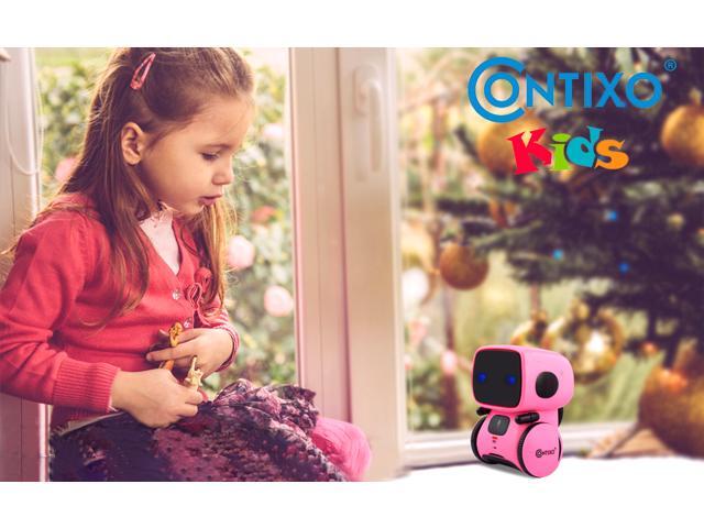 Contixo R1 Kids Mini Talking Robot Voice Controlled, Sings & Dance, Funny for Adults & Family, Interactive Children's Toy for Boys, Girls, Infants...