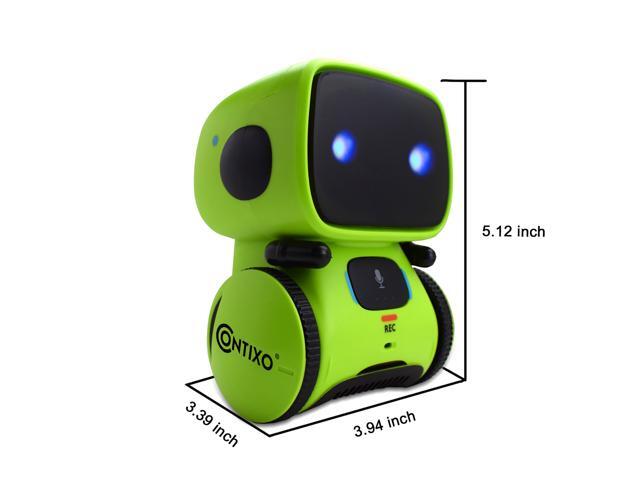 Contixo R1 Kids Mini Talking Smart Robot Voice Controlled, Sings & Dance, Funny for Adults & Family, Interactive Children's Toy for Boys, Girls,...