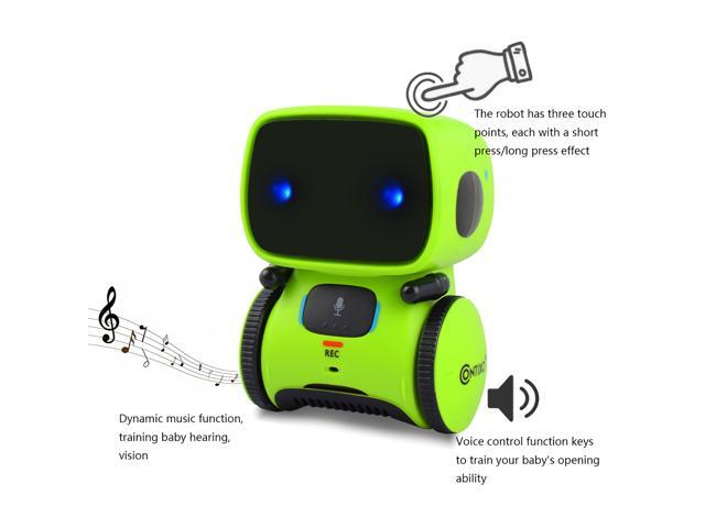 Contixo R1 Kids Mini Talking Smart Robot Voice Controlled, Sings & Dance, Funny for Adults & Family, Interactive Children's Toy for Boys, Girls,...