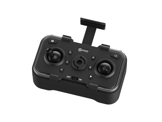 Contixo - F19 Arvo Foldable Drone with 1080P HD Camera, FPV, Obstacle Avoidance, 2 Batteries, Brushless Motors & LED Lights - Silver - image 7