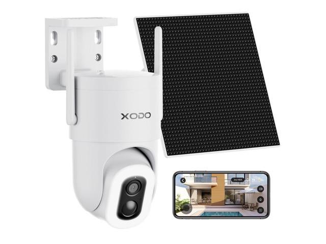 Photos - Surveillance Camera XODO E15 Solar Outdoor Wireless Security Camera for Home Security, 2K 3MP