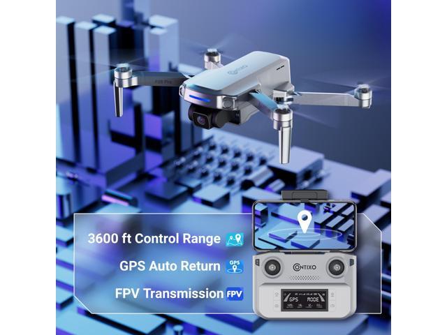 Contixo F28 Pro Foldable Drone with 4K FHD Camera, GPS Control & Selfie Mode, Follow Me & Orbit Mode, up to 25 Min Flight Time, Brushless Motor...