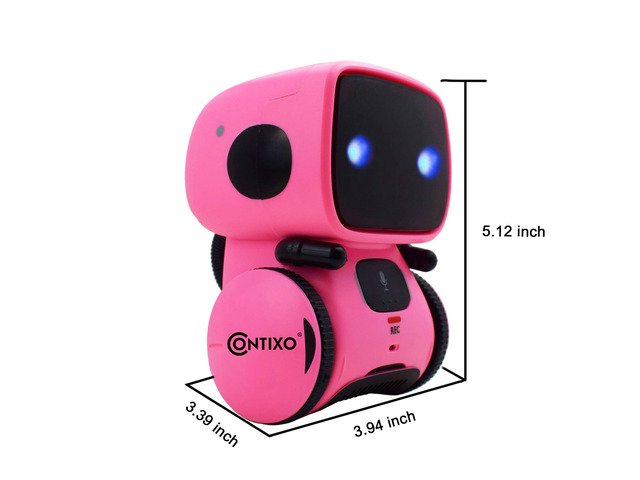 Contixo R1 Kids Mini Talking Robot Voice Controlled, Sings & Dance, Funny for Adults & Family, Interactive Children's Toy for Boys, Girls, Infants...
