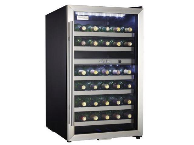 Danby Designer 38-Bottle Dual Temperature Zone LED Freestanding Wine Cooler photo