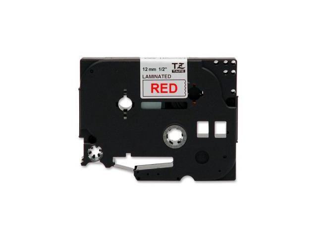 Brother P-touch TZe Laminated Tape Cartridges - 1/2' Width x 26 1/5 ft Length - Rectangle - White - 1 / Each BRTTZE232