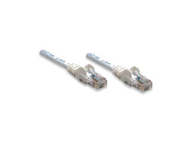 Intellinet Network Cable, Cat5e, UTP, RJ45 Male / RJ45 Male, 3.0 m (10 ft.), White