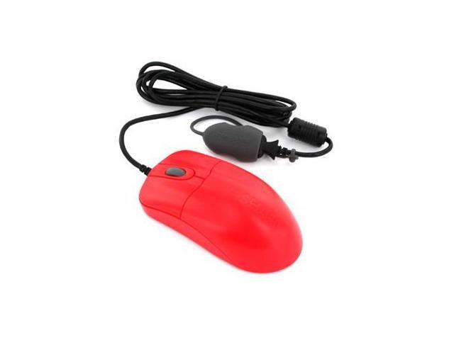 Seal Shield Silver Storm Wired Waterproof Optical Medical Mouse Red (STM042RED)