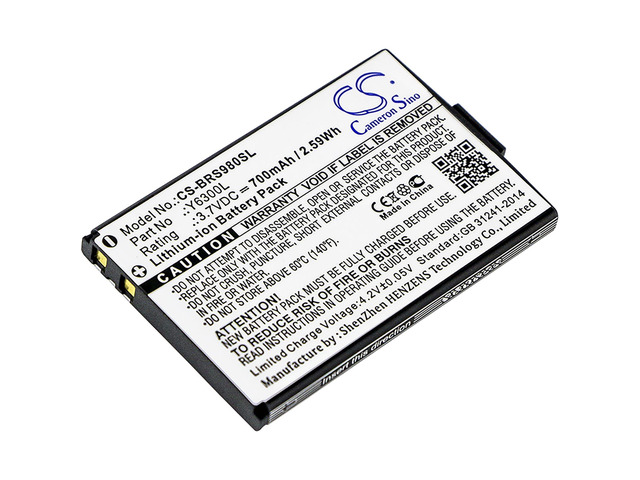 Battery for Blinc Y6300L G2 ONEAL RF710 730 RS-980 RT-712 RX-960 TORC V200 VCAN